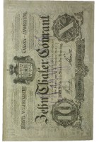 10 Thaler (Courant)  F�rstentum Taler averssmall.jpg