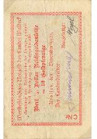 10 Gold-Pfg. Weigel`sche Hof - & Reg.- Buchdruckerei, Mengeringhsn. Landesdirektor & Dom�nenkammer Land Waldeck wertbest�ndiges Notgeld averssmall.jpg