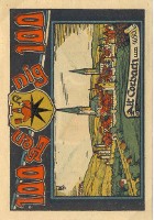 100 Pfennig Louis Koch , Halberstadt Sportverein 09 Corbach Serienschein averssmall.jpg