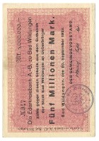 5 Mio. Mark Paul Pusch, Bad Wildungen Stadt Bad Wildungen Inflationsausgabe averssmall.jpg