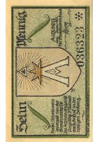 10 Pfennig Louis Koch , Halberstadt Stadt Arolsen Serienschein averssmall.jpg