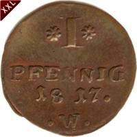 I Pfennig Georg Heinrich Waldeck - Pyrmont avers.jpg