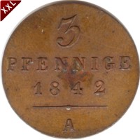 3 Pfennig Georg Heinrich Waldeck - Pyrmont avers.jpg