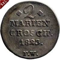 2 Mariengroschen Georg Heinrich Waldeck - Pyrmont avers.jpg